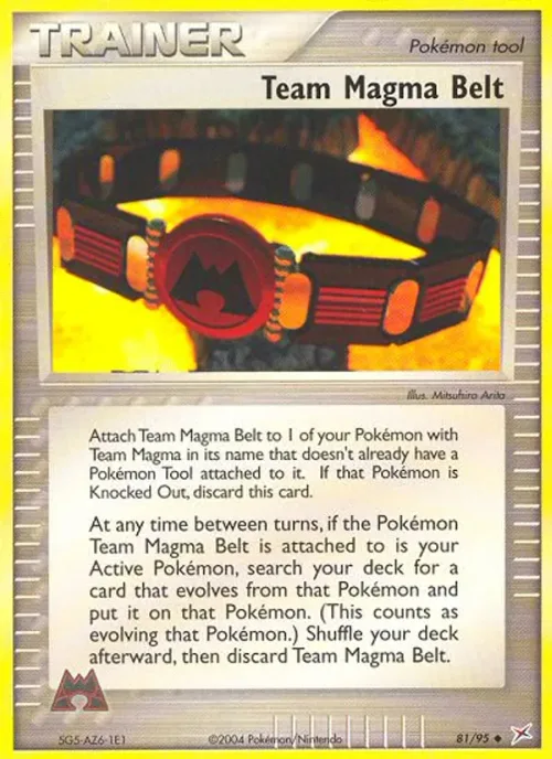 Team Magma Belt