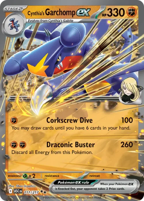 Cynthia's Garchomp EX