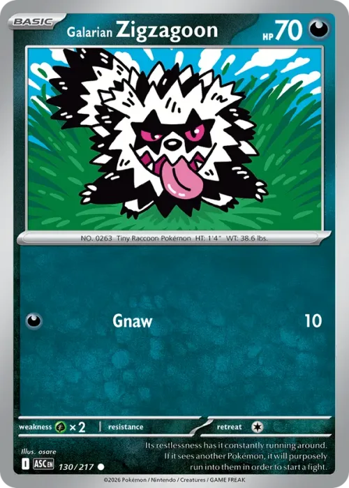Galarian Zigzagoon