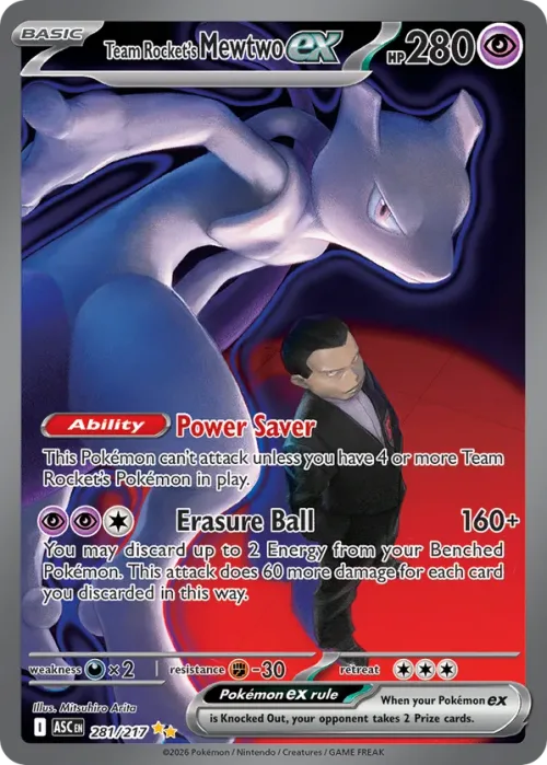 Team Rocket's Mewtwo EX