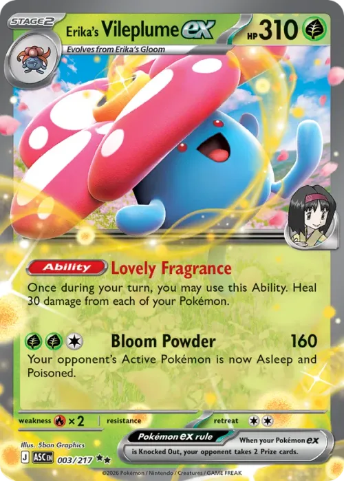 Erika's Vileplume EX