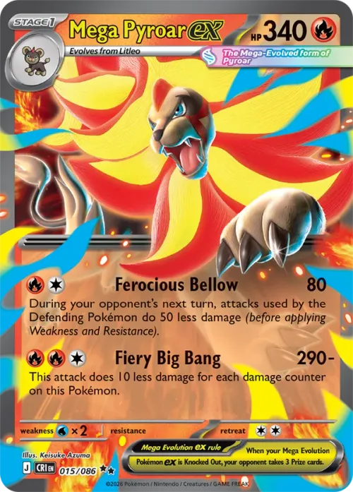 Mega Pyroar EX
