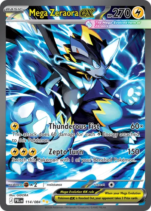 Mega Zeraora EX