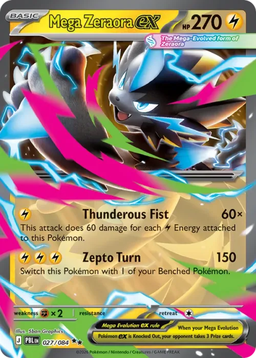 Mega Zeraora EX