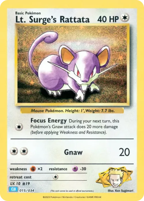 Lt. Surge's Rattata