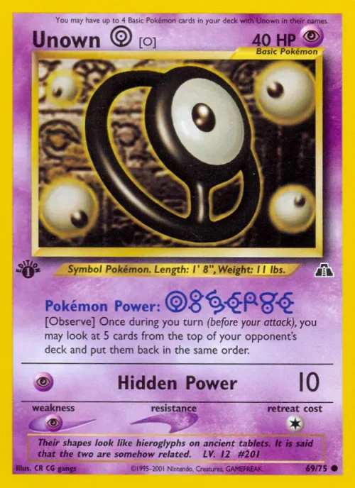 Unown O