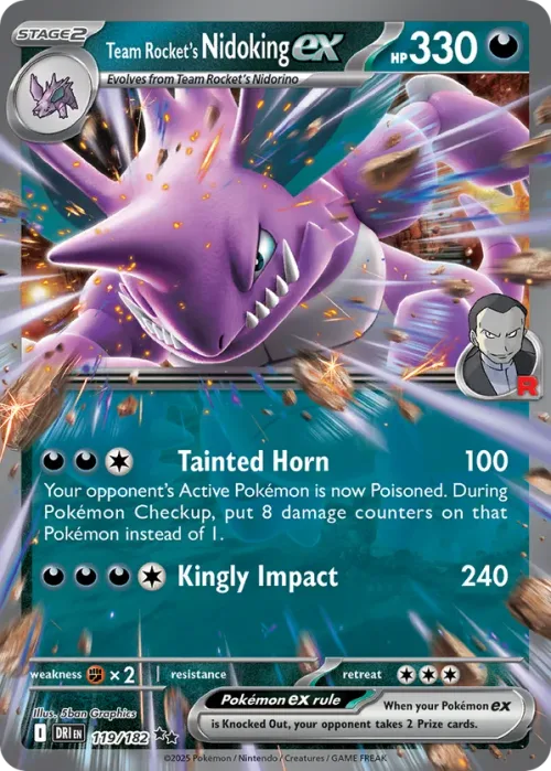 Team Rocket's Nidoking EX