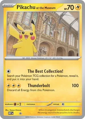 Pikachu at the Museum