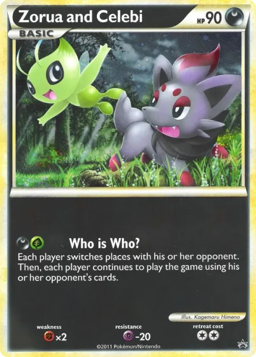 Zorua and Celebi