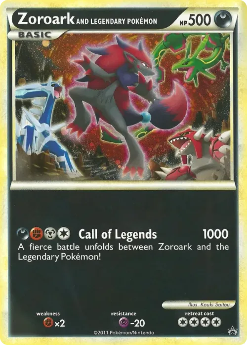 Zoroark and Legendary Pokémon