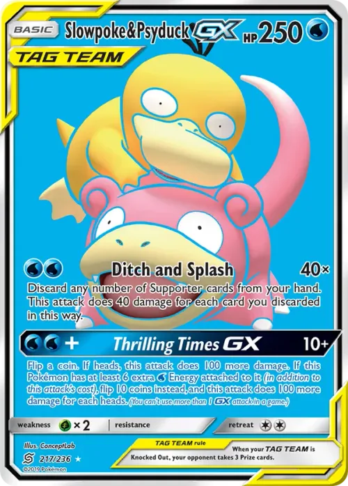 Slowpoke & Psyduck GX