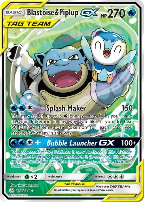 Blastoise & Piplup GX