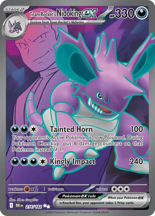 Team Rocket's Nidoking EX