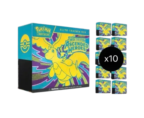 Ascended Heroes 10 Elite Trainer Box Case