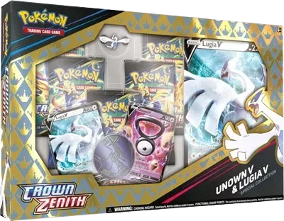 Crown Zenith: Unown V & Lugia V Special Collection