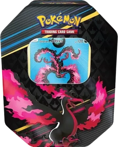 Crown Zenith: Galarian Moltres Tin