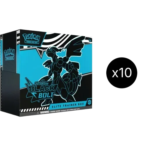 Black Bolt 10 Elite Trainer Box Case