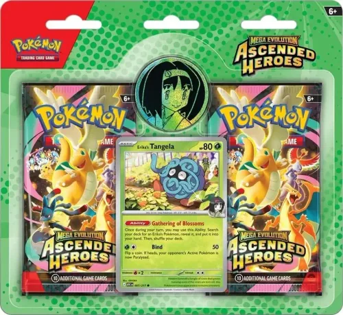 Ascended Heroes: Erika's Tangela 2-Pack Blister