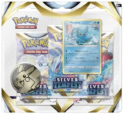 Silver Tempest: Manaphy 3-Pack Blister