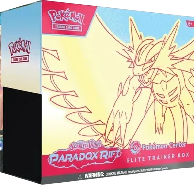Paradox Rift Roaring Moon Pokémon Center Elite Trainer Box