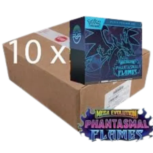 Phantasmal Flames 10 Elite Trainer Box Case