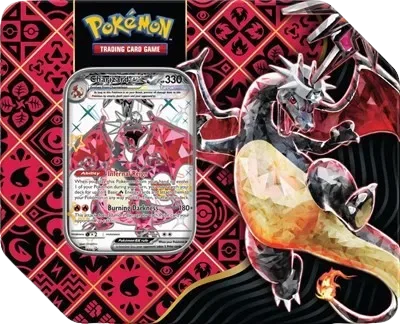Paldean Fates: Tera Charizard ex Tin (US Version)