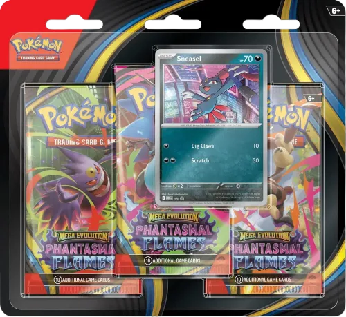 Phantasmal Flames: Sneasel 3-Pack Blister