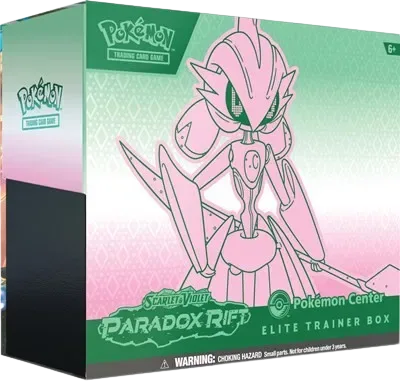 Paradox Rift Iron Valiant Pokémon Center Elite Trainer Box