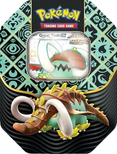 Paldean Fates: Great Tusk ex Tin