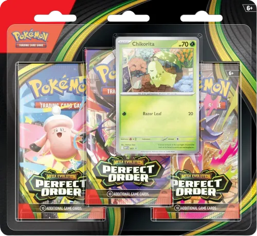 Perfect Order: Chikorita 3-Pack Blister