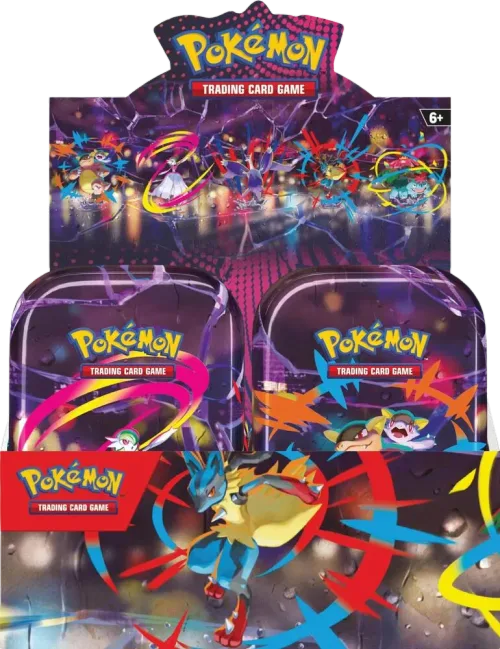 Mega Heroes: Mini Tin Display