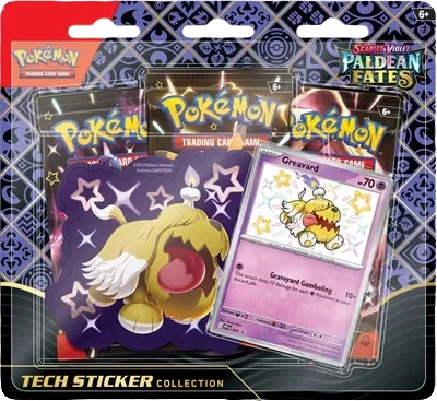 Paldean Fates: Greavard Tech Sticker Collection