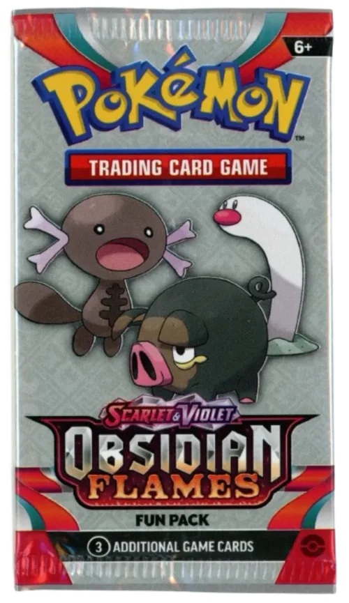 Obsidian Flames Fun Pack (3 Cards)