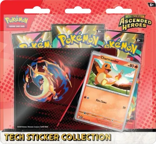 Ascended Heroes: Charmander Tech Sticker Collection