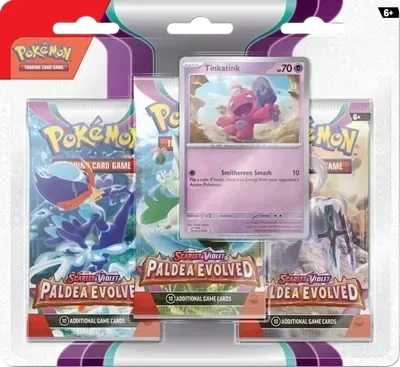 Paldea Evolved: Tinkatink 3-Pack Blister