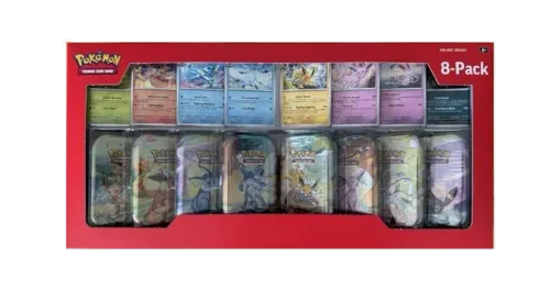 Prismatic Evolutions: Costco 8-Pack Mini Tins Bundle