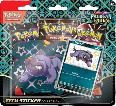 Paldean Fates: Maschiff Tech Sticker Collection