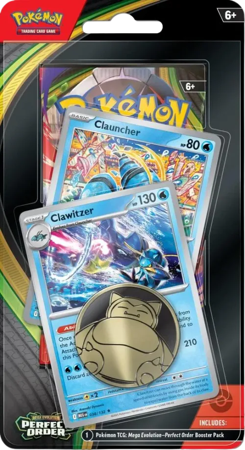 Perfect Order: Clawitzer Stage 1 Blister