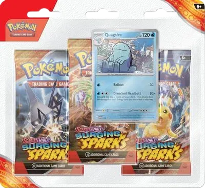 Surging Sparks: Quagsire 3-Pack Blister