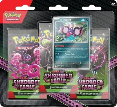 Shrouded Fable: Pecharunt 3-Pack Blister