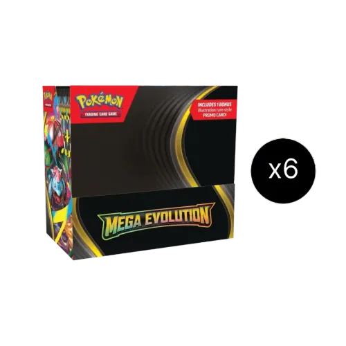 Mega Evolution 6 Booster Box Case