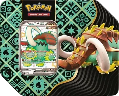 Paldean Fates: Great Tusk ex Tin (US Version)
