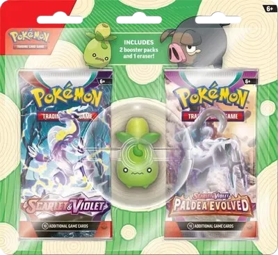 Back to School 2023 Smoliv Eraser 2-Pack Blister