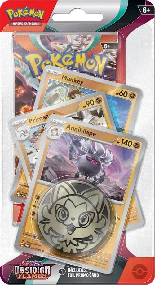 Obsidian Flames: Annihilape Premium Checklane Blister