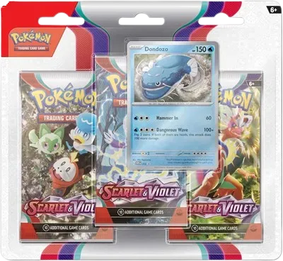 Scarlet & Violet: Dondozo 3-Pack Blister