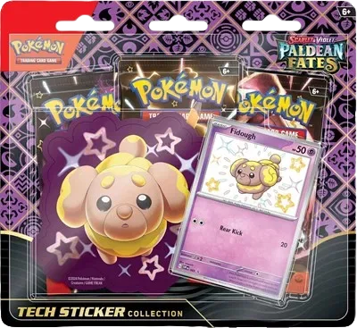 Paldean Fates: Fidough Tech Sticker Collection