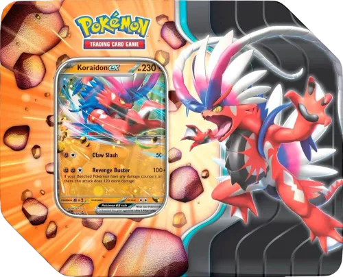 Slashing Legends Tins: Koraidon ex Tin (US Version)