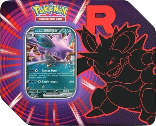 Team Rocket Tins: Team Rocket's Nidoking ex Tin (US Version)
