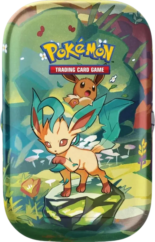 Prismatic Evolutions: Leafeon Mini Tin